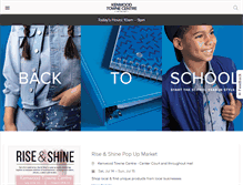 Tablet Screenshot of kenwoodtownecentre.com